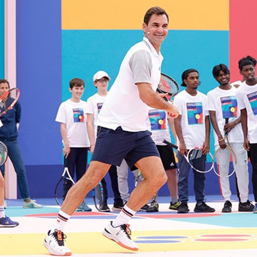 Around the World with Roger Federer