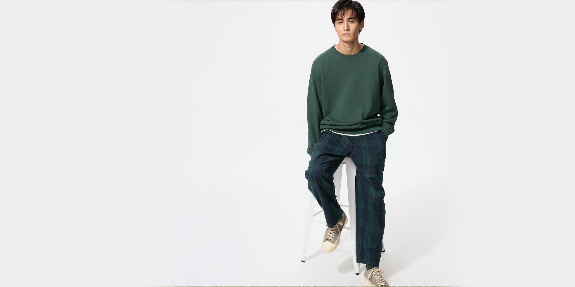 Flannel Easy Ankle Pants