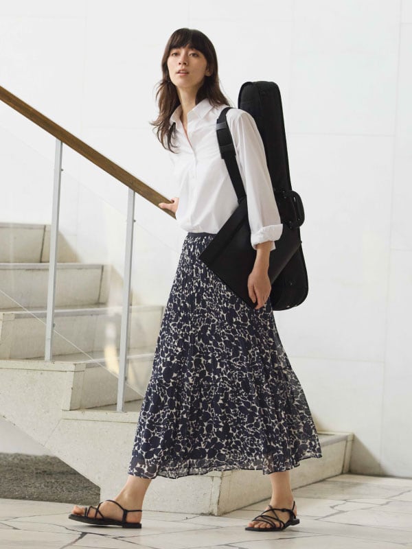 Chiffon Tiered Skirt