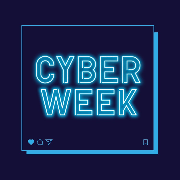 An image of Cyber Week is Here