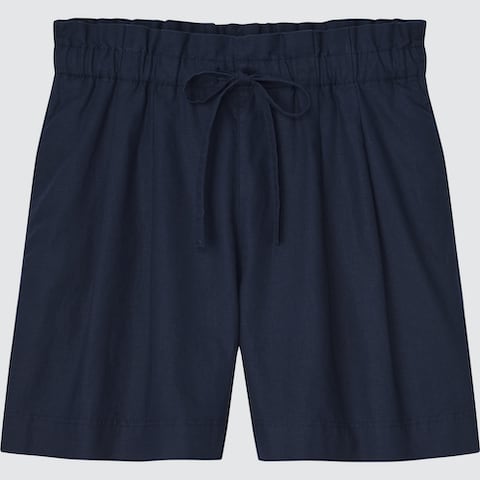 W's linen cotton shorts