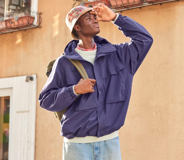 冬の寒さもこれ一枚 モデル画像