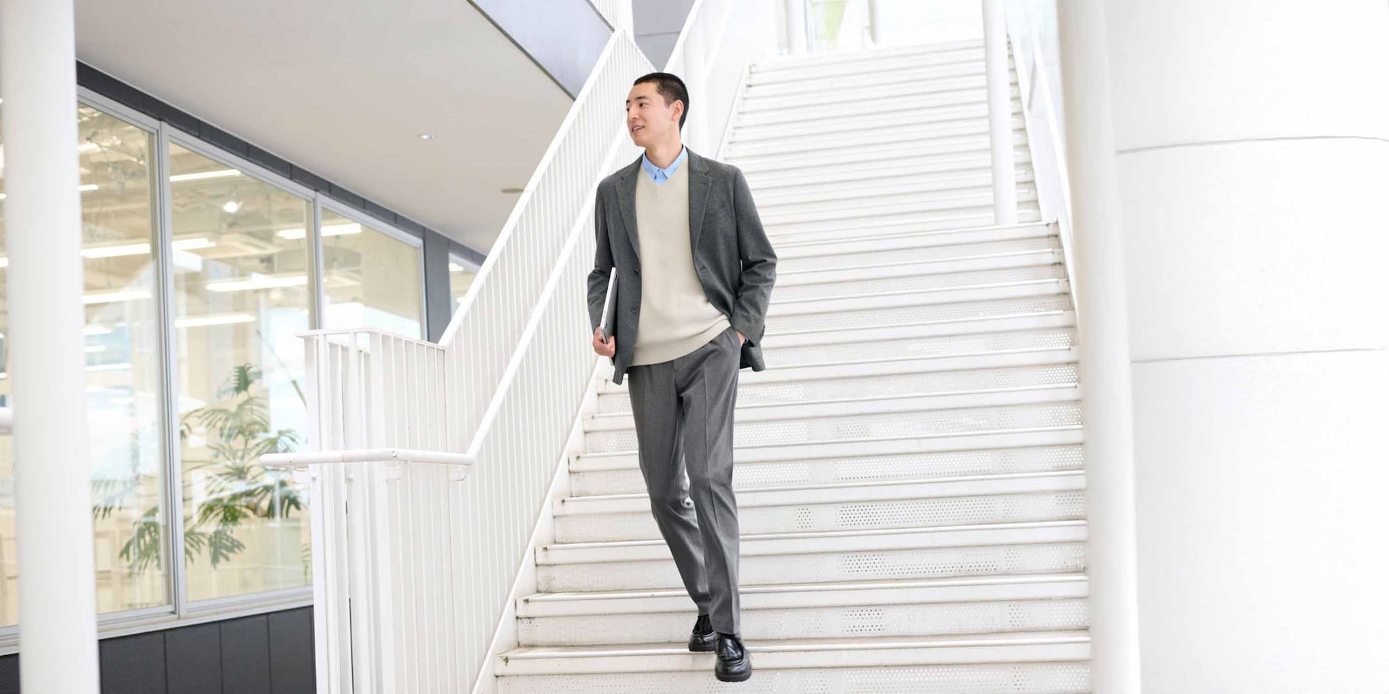 Polished pants, shirts, and more.