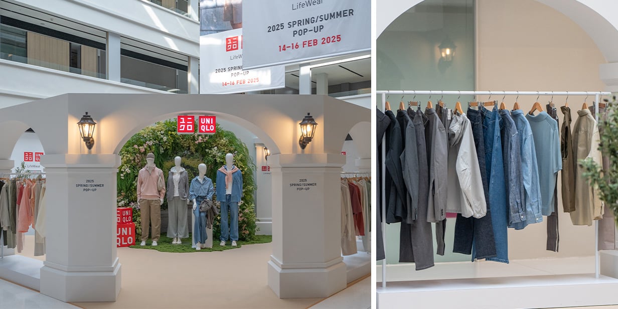 UNIQLO SINGAPORE 2025 SPRING/SUMMER LIFEWEAR COLLECTION POP UP POST EVENT COVEAGE
