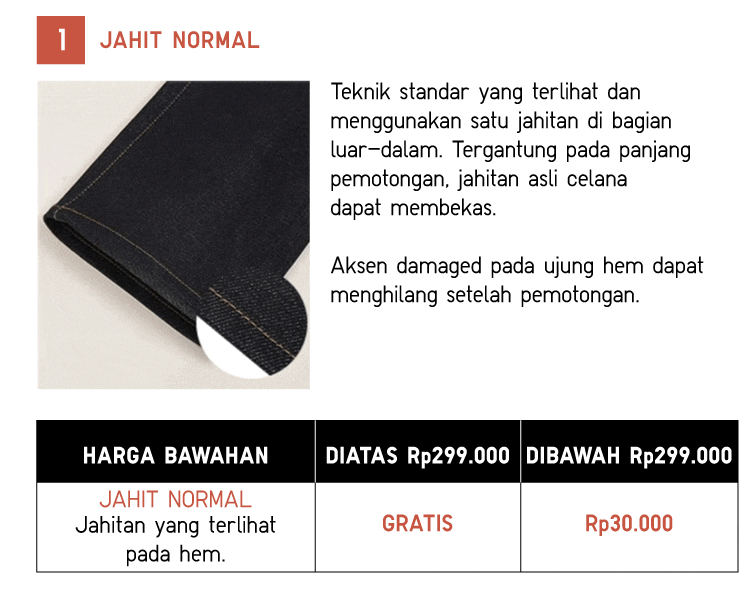Jahit Normal