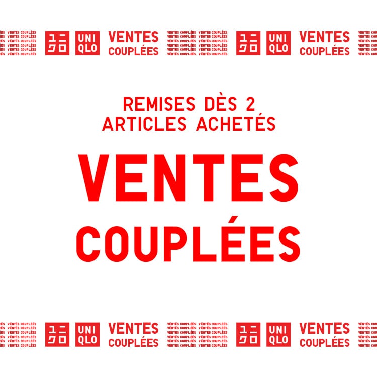 Vente couplée valable sur l'achat de deux articles ou plus.