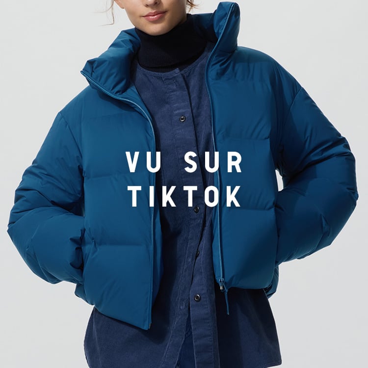 Vus sur TikTok. Redirige vers la page rassemblant les vêtements et accessoires pour femmes UNIQLO les plus populaires sur les réseaux sociaux