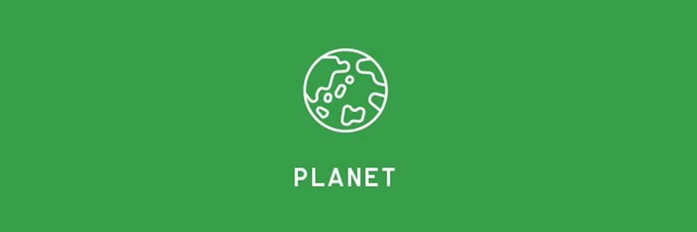 Planet icon banner