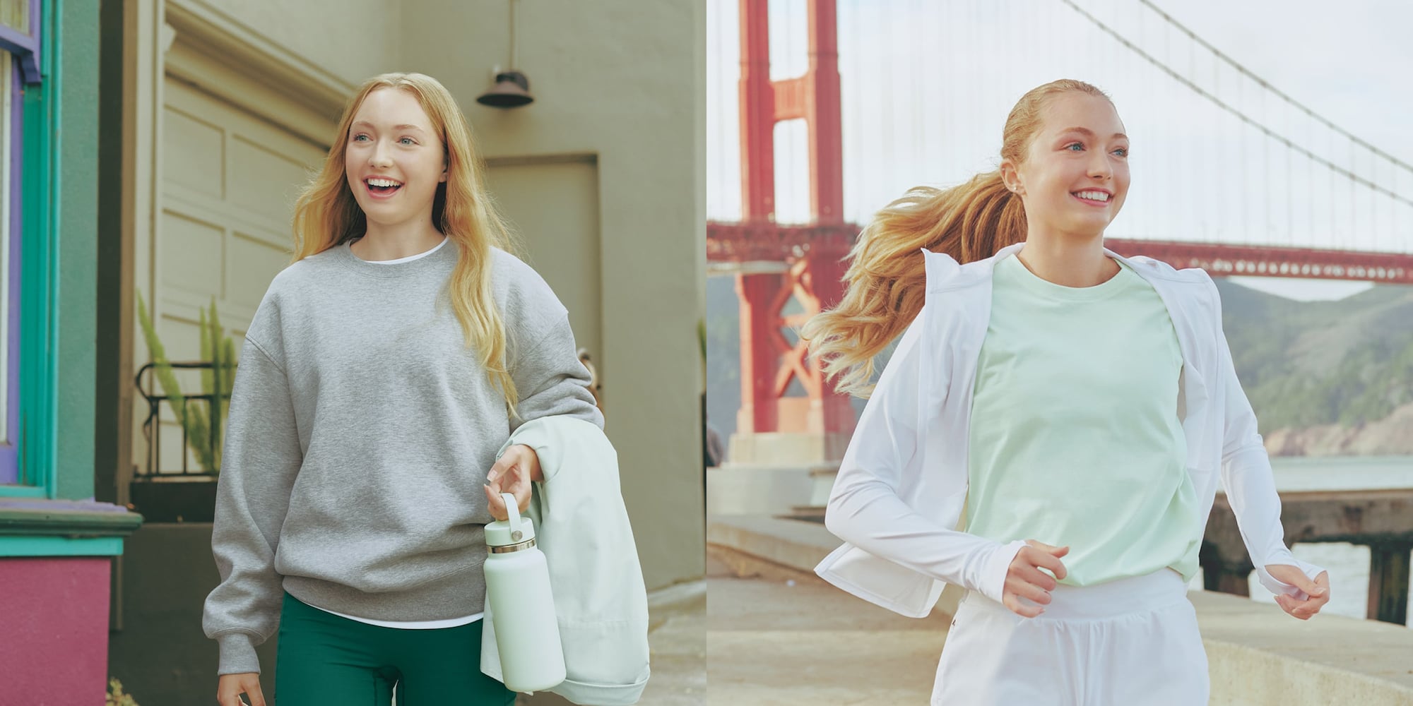 San Francisco, a city of hills and colours.
Introducing seven perspectives on the many uses,
both casual and active, for Sport Utility Wear.