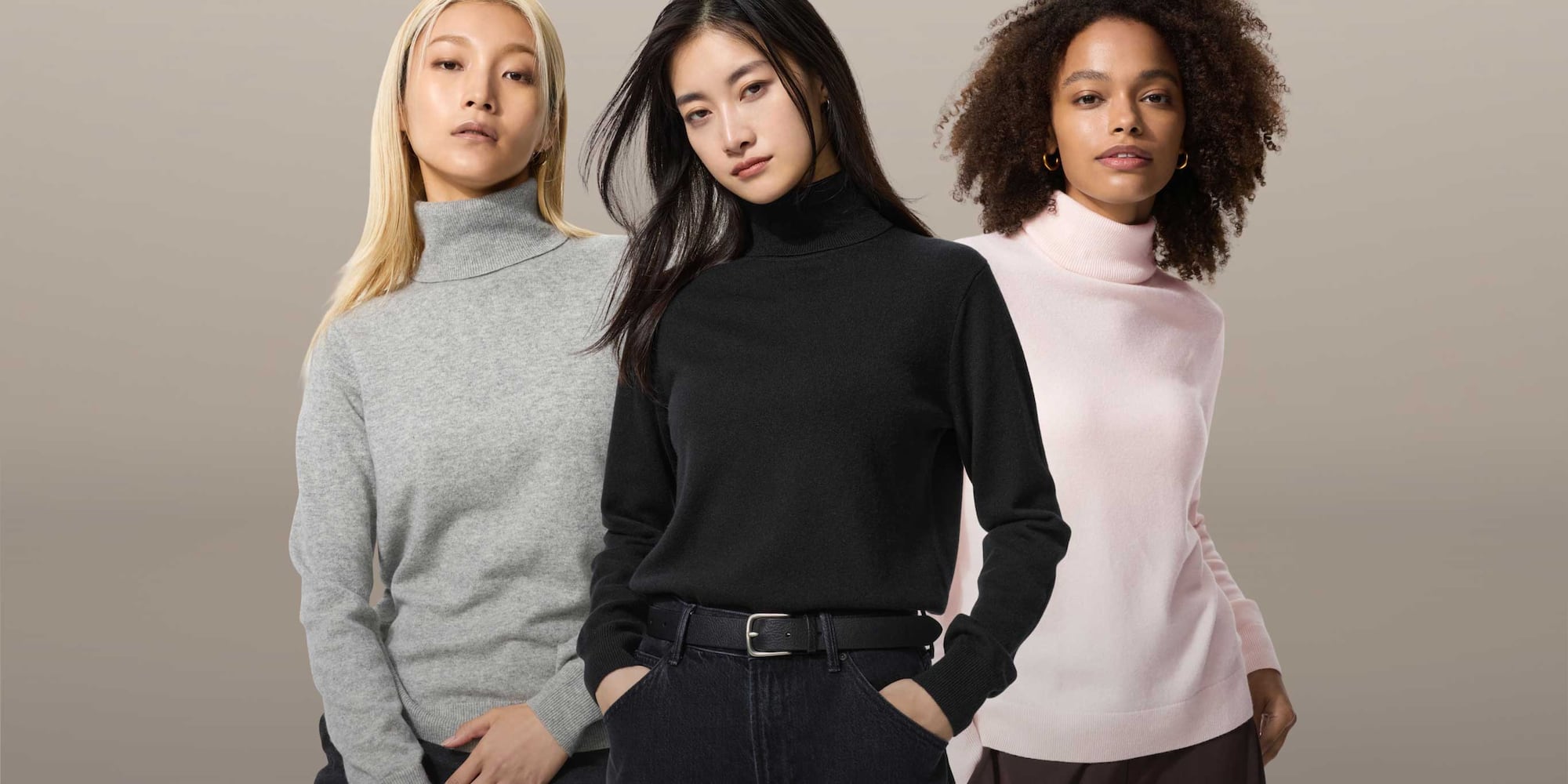 Get online-only deals on 100% premium cashmere
knits in rich seasonal colors.