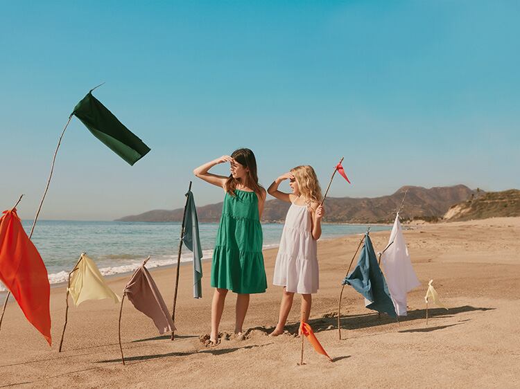 SEERSUCKER CAMISOLE DRESS