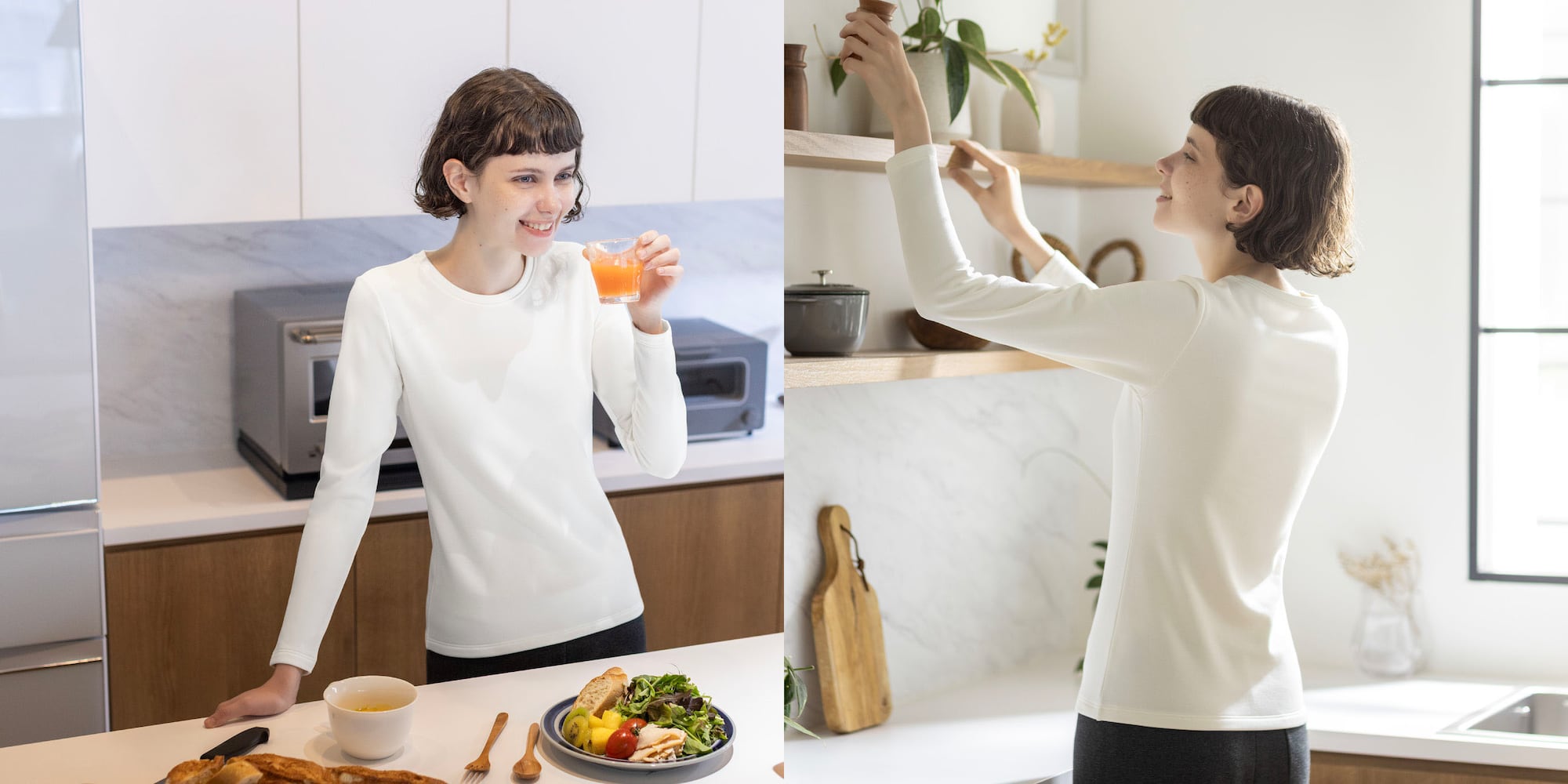 W's HEATTECH ULW crew neck