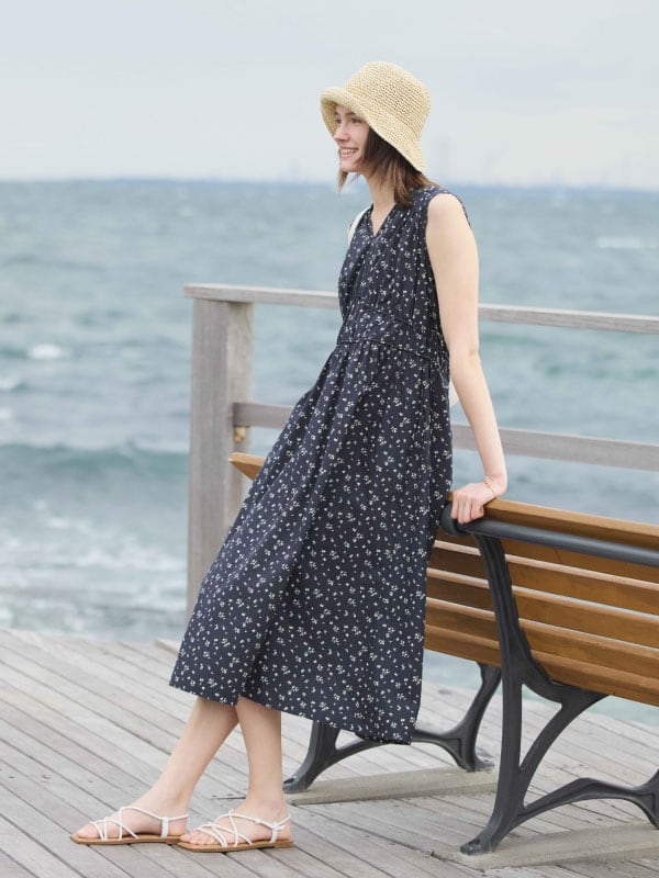Cotton Gathered Dress