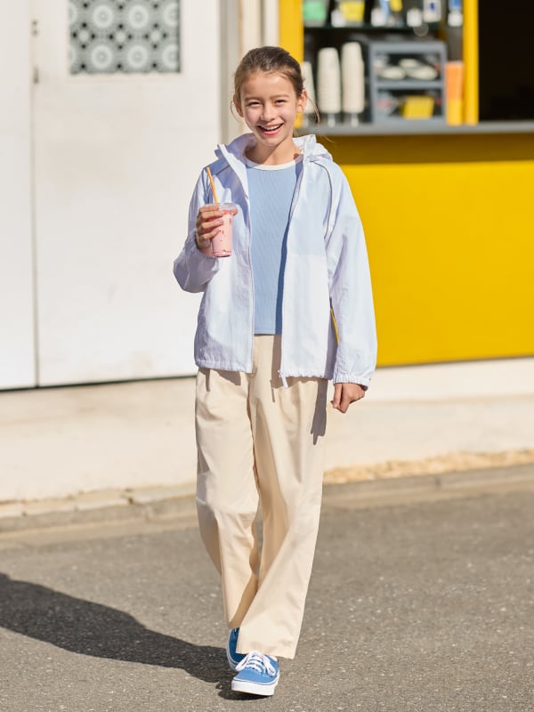 K_Pocketable UV Protection Parka (Water-repellent)