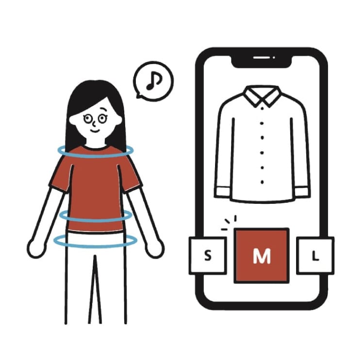 Sizes only available online