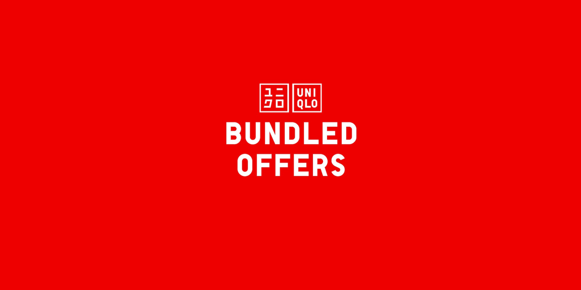 Bundled Offer valid on purchases of 2 or more items.
