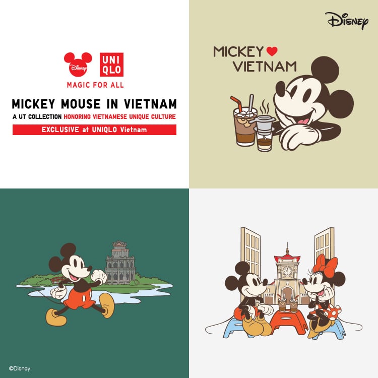 Lineup Mickey Mouse in Vietnam