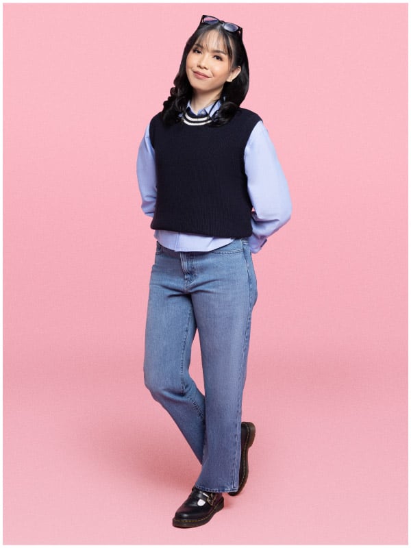 Crew Neck Vest Size M