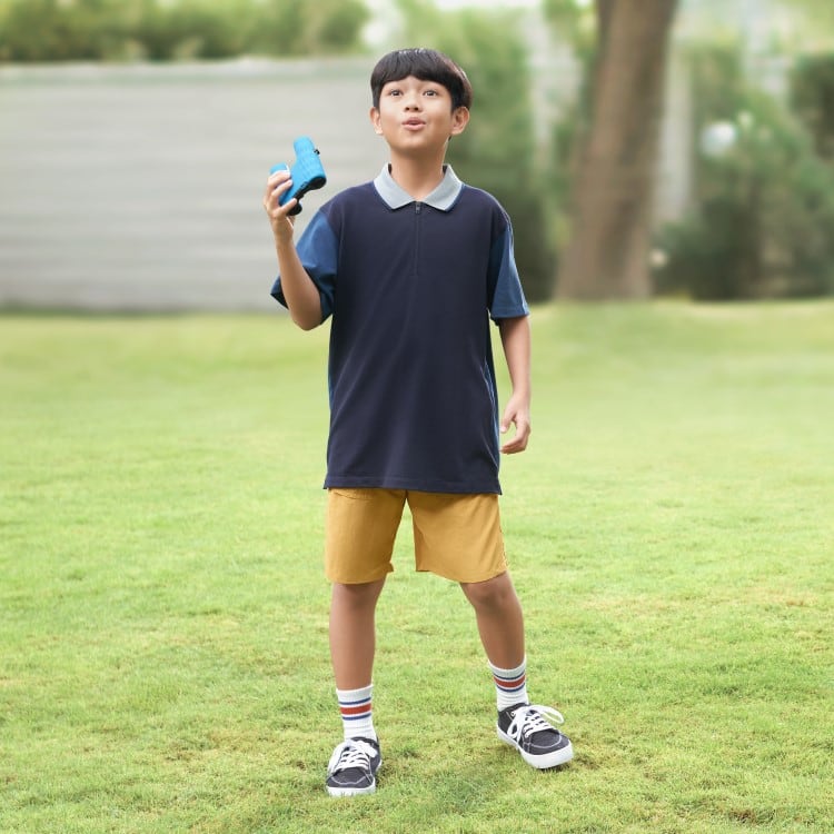 KIDS Kaos Polo Dry Pique | Garis