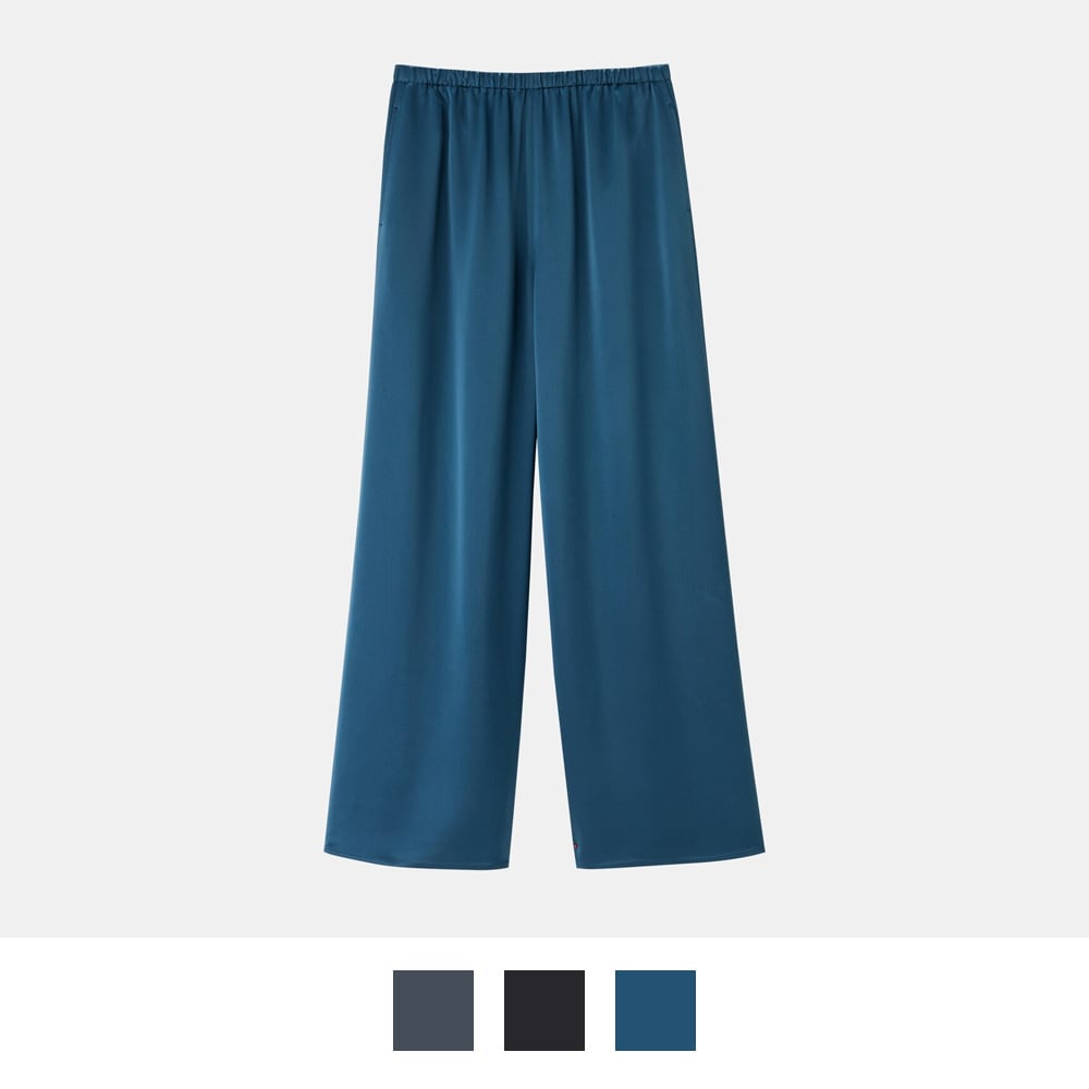 トリアセサテンフルレングスイージーパンツ​