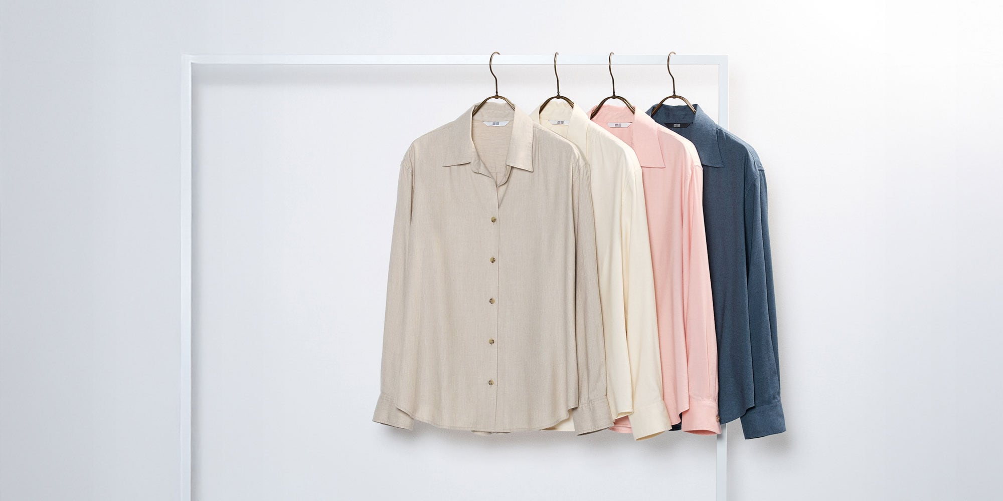Casual Shirts Collection | Soft Flannel Skipper Collar Long Sleeve Shirt