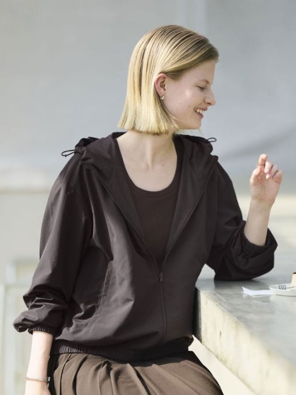Jaket Parka Reversibel Wanita
