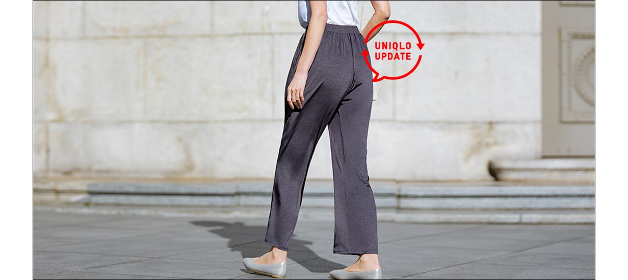 uniqlo wide straight pants