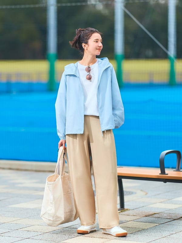 W_Pocketable UV Protection Parka (Water-repellent)