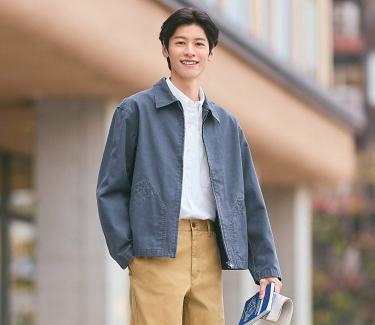 冬の寒さもこれ一枚 モデル画像