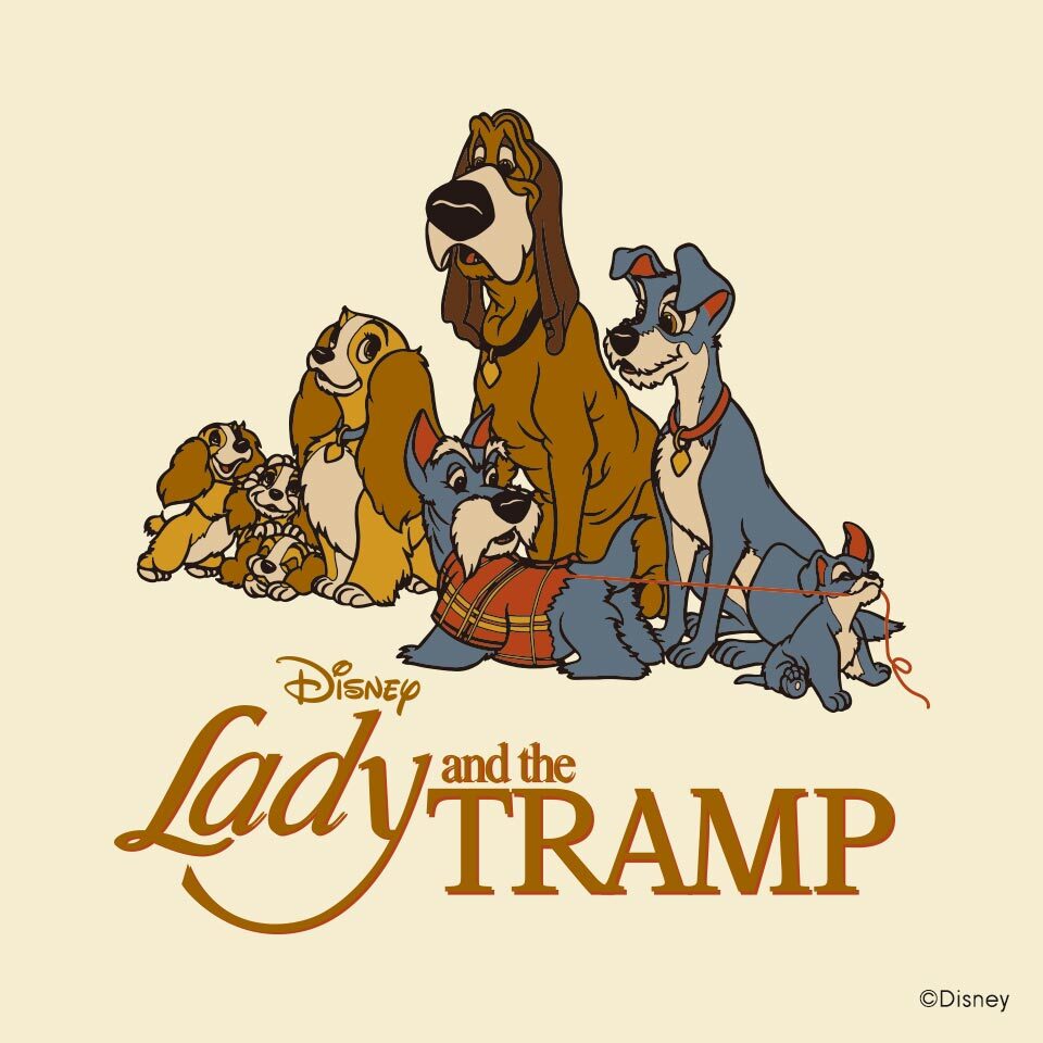 GU公式｜わんわん物語 Lady and the Tramp（レディース）