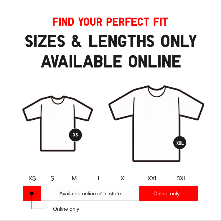 Uniqlo sizing guide Find your fit  OPUMO Magazine