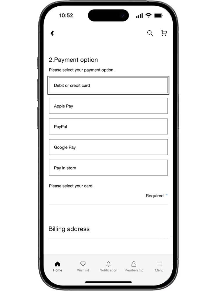 Klarna is one of our newest payment options available at checkout. Select Klarna to shop now and pay later in easy installments.