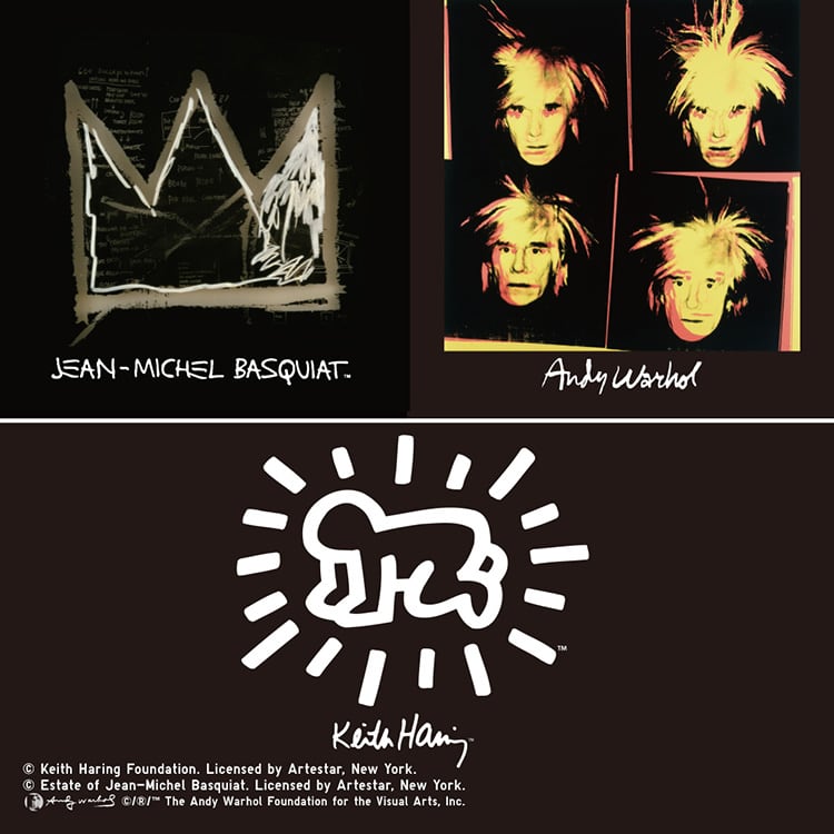 ANDY WARHOL / JEAN-MICHEL BASQUIAT / KEITH HARING