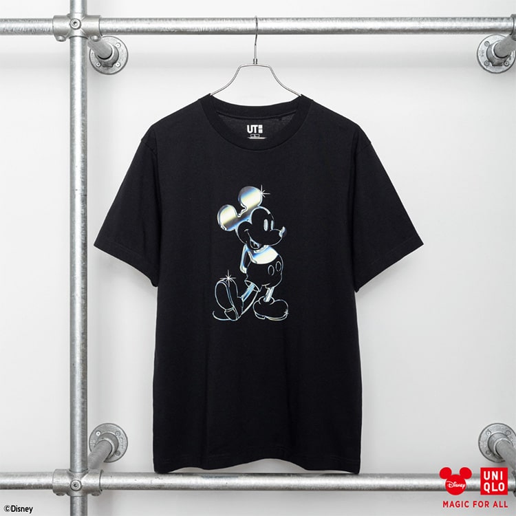 เสื้อยืด Ut Mickey Stands ผู้ชาย เด็ก Unisex | Uniqlo Th