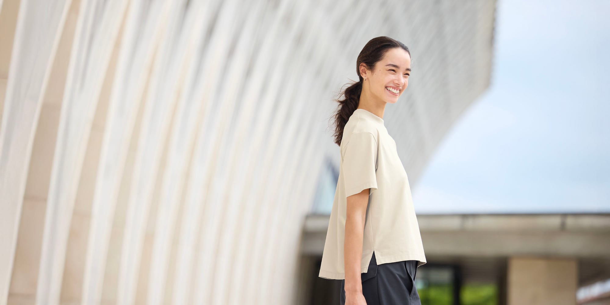 LO - W's AIRism cotton T