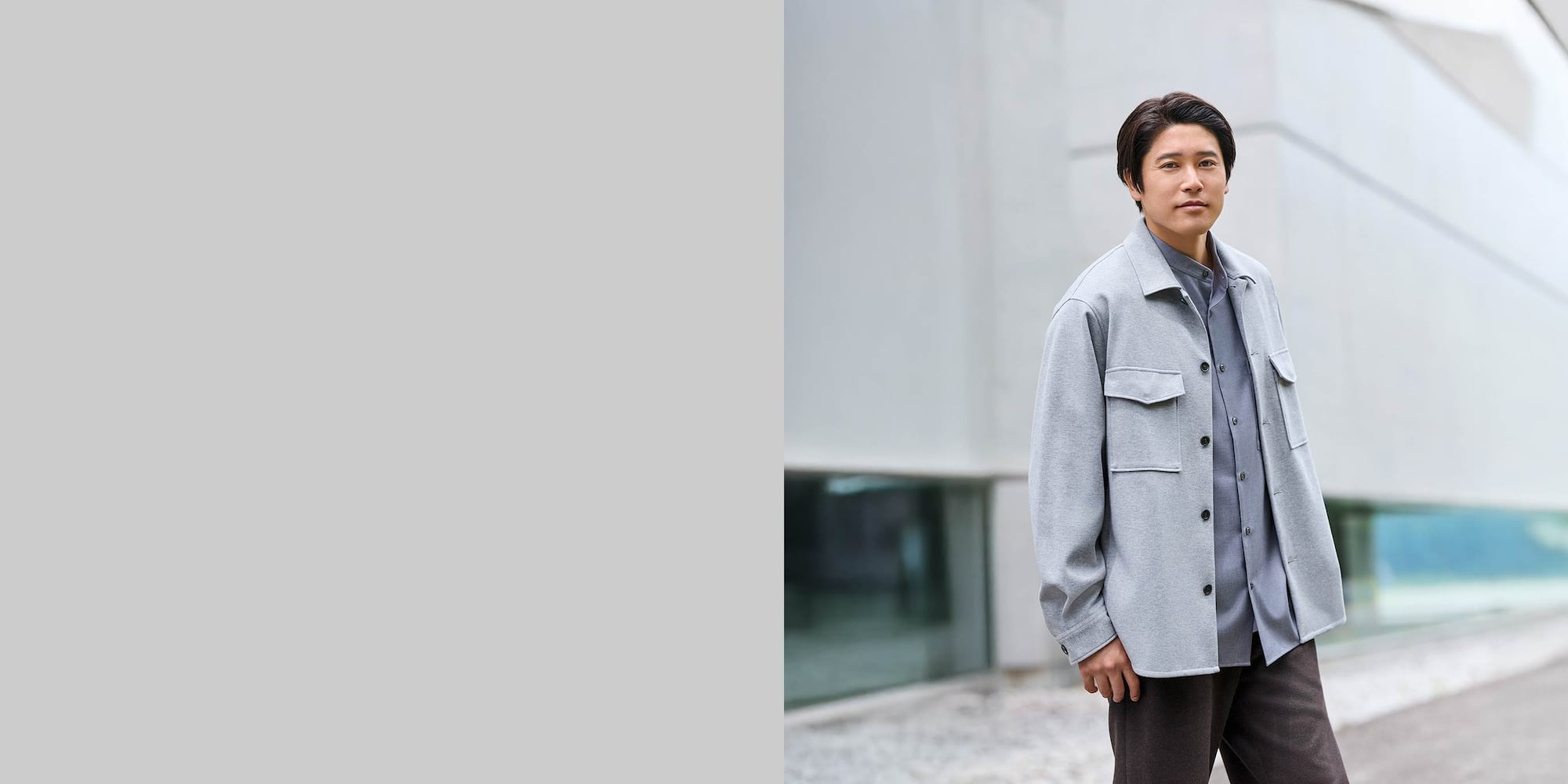 プレシャスニットメルトンシャツブルゾン