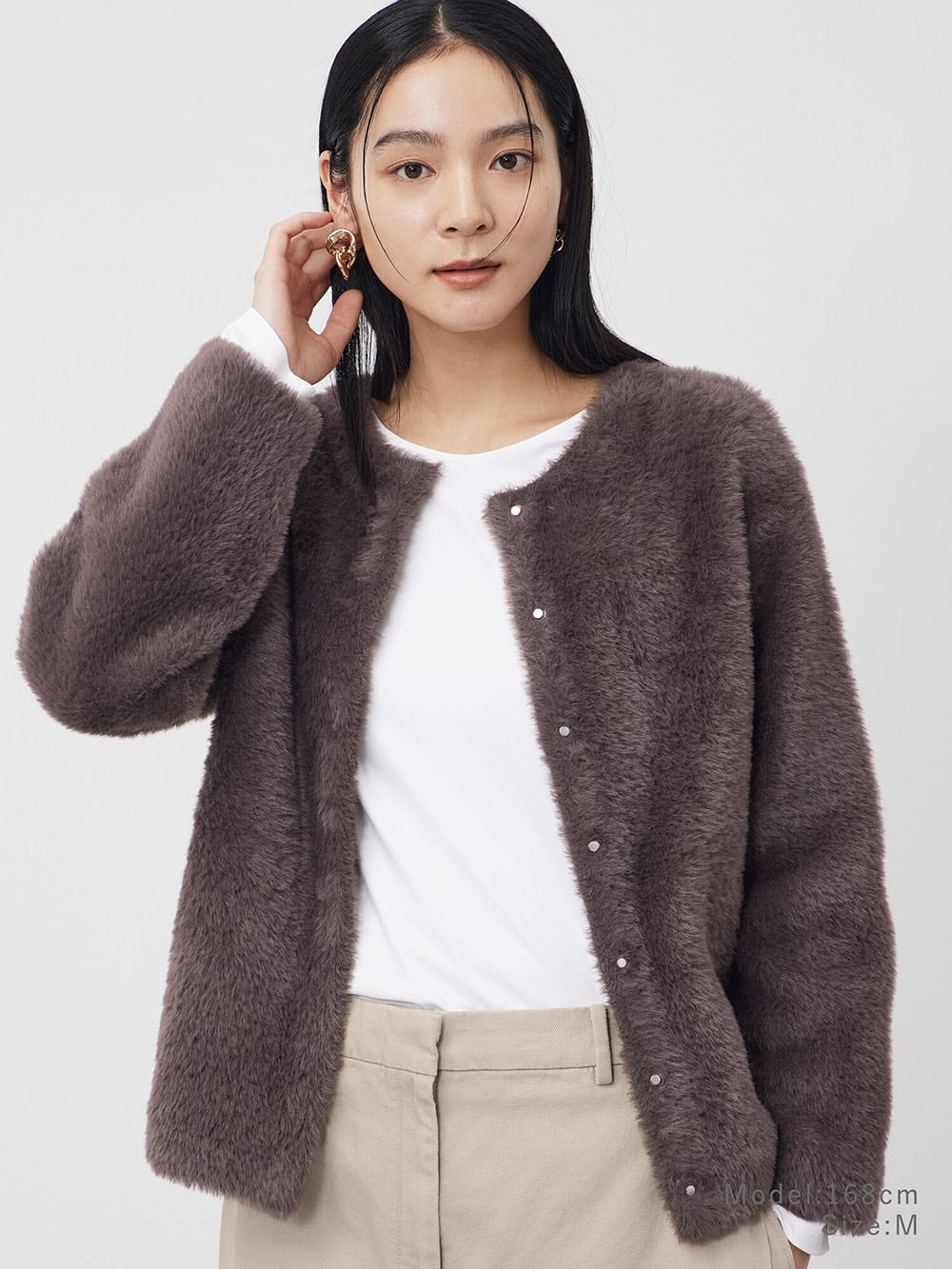 フェザーヤーン2WAYカーディガン