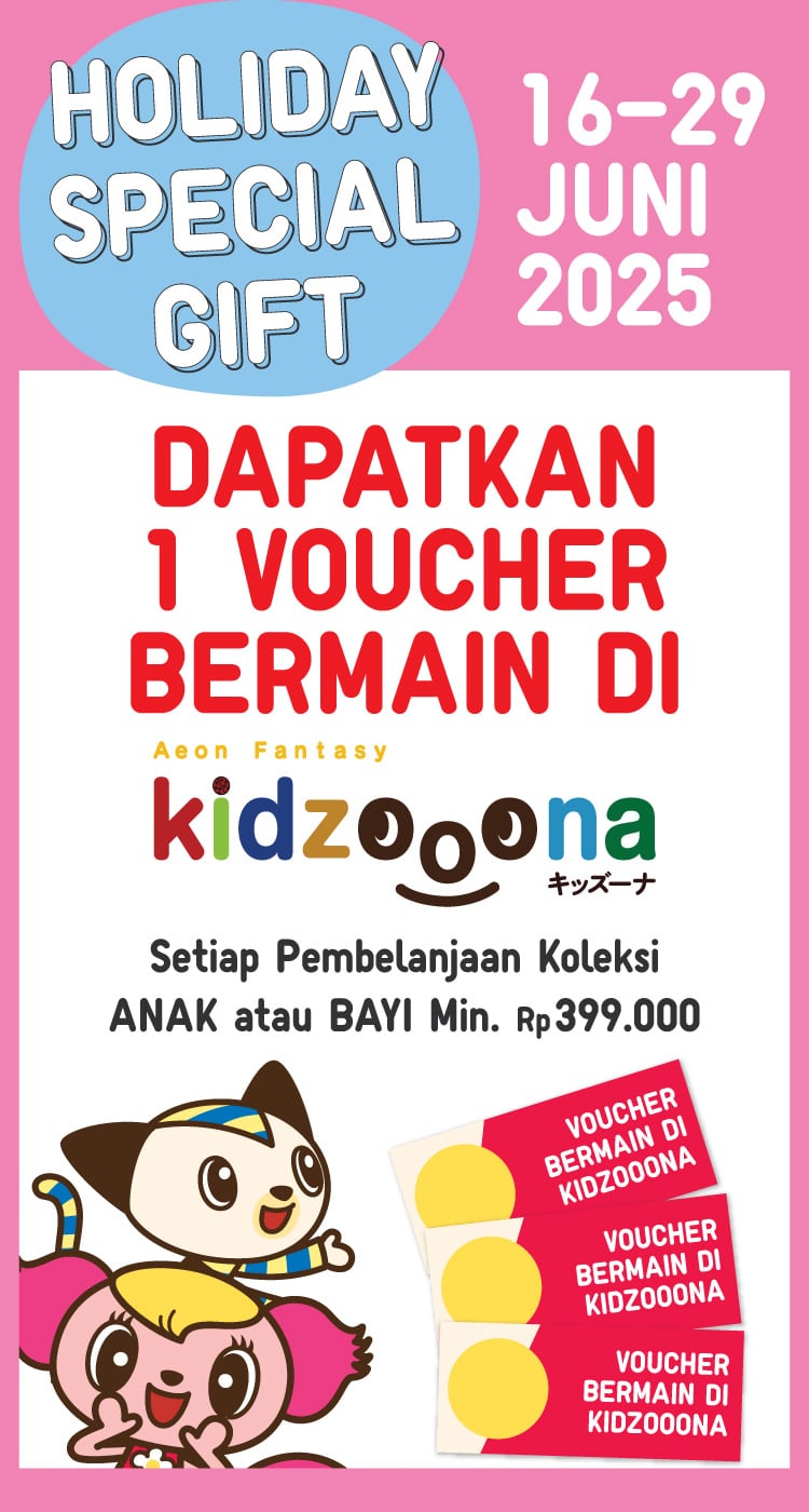 HOLIDAY SPECIAL GIFT: Voucher Bermain di Kidzoona