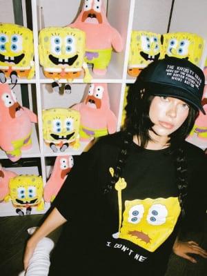 เสื้อยืดSpongeBob SquarePants Cactus Plant Flea Market