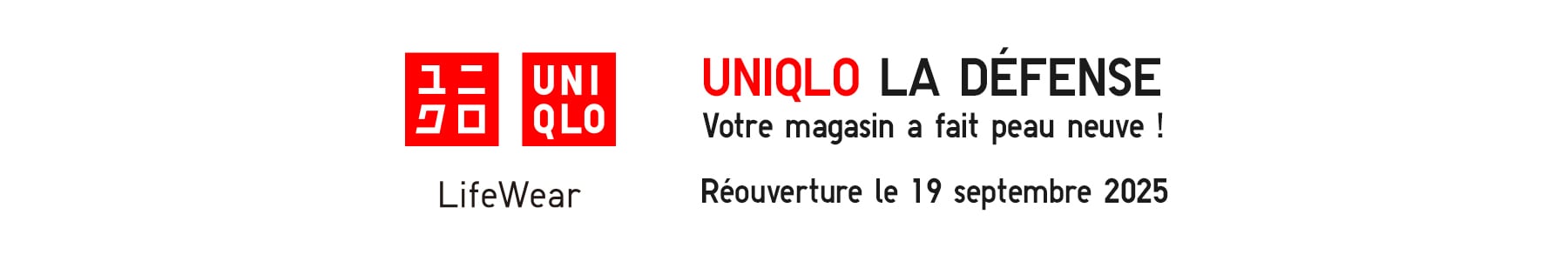 Réouverture UNIQLO La Défense