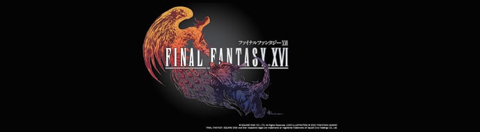 Final Fantasy 16 - Final Fantasy XVI White Logo