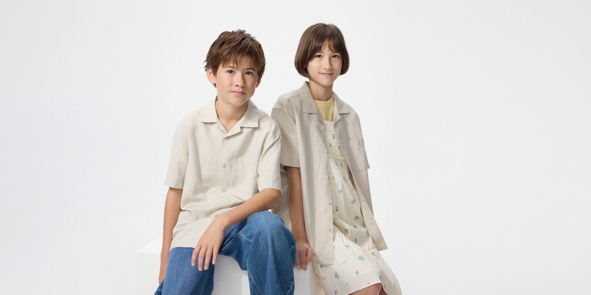 K's open collar shirt/S/print