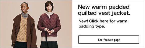 New warm padded quilted vest jacket.