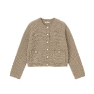 ジャケット・アウター runrunADORABLE SHAGGY CHECK COAT Shaggy Hood Fur Jacket – Look By M