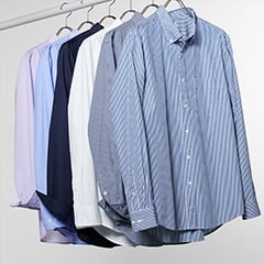 洗濯後のシワを軽減し、やわらかい風合いをキープ。