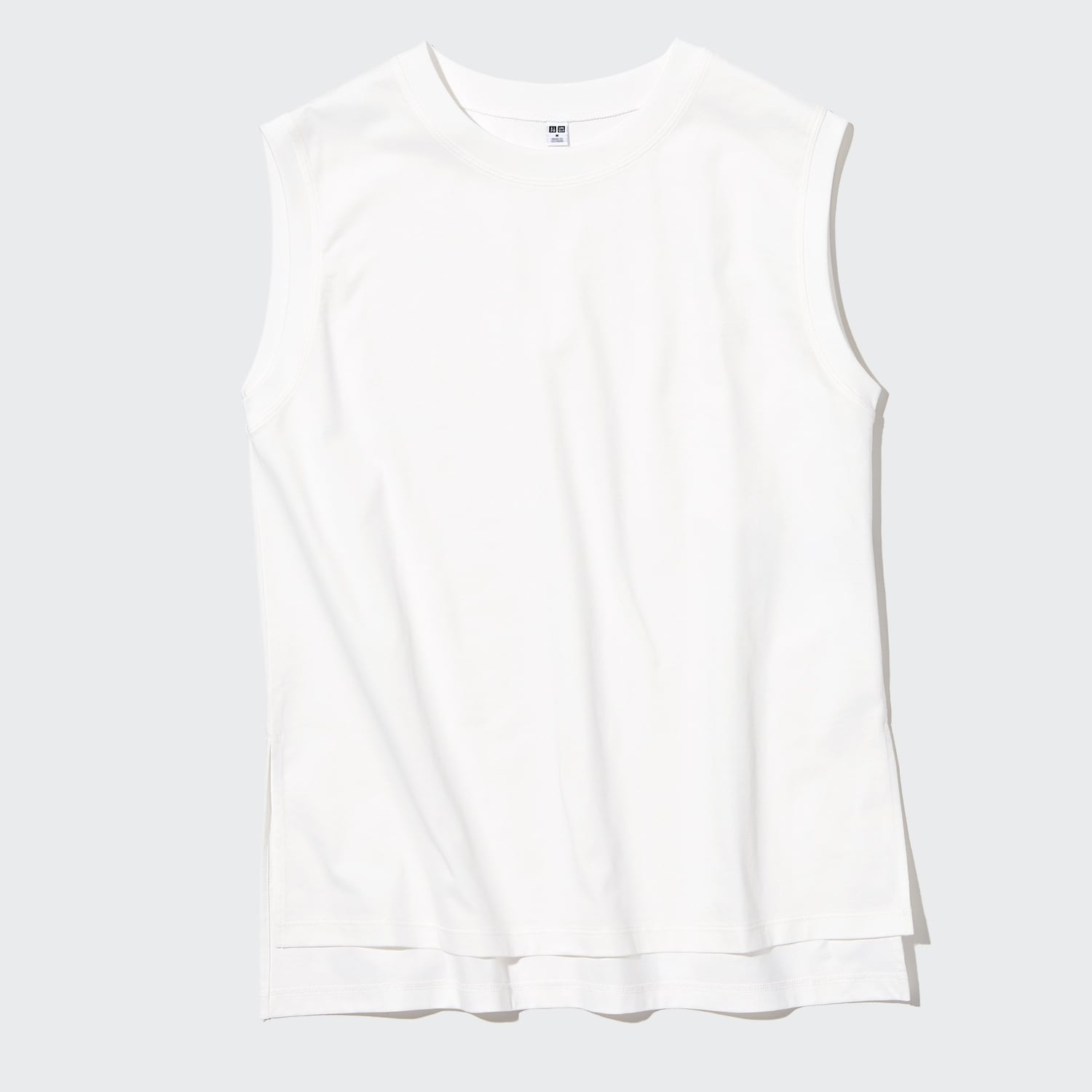 AIRism Cotton Crew Neck Sleeveless T-Shirt