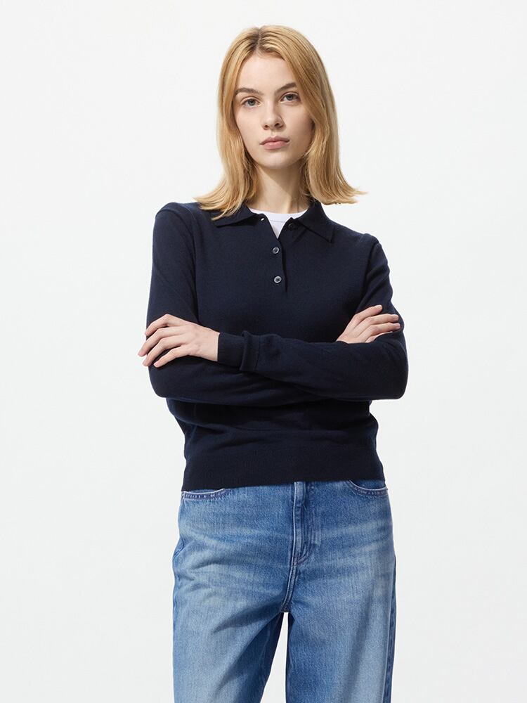 Men's Australian Merino Knitted Polo Shirt