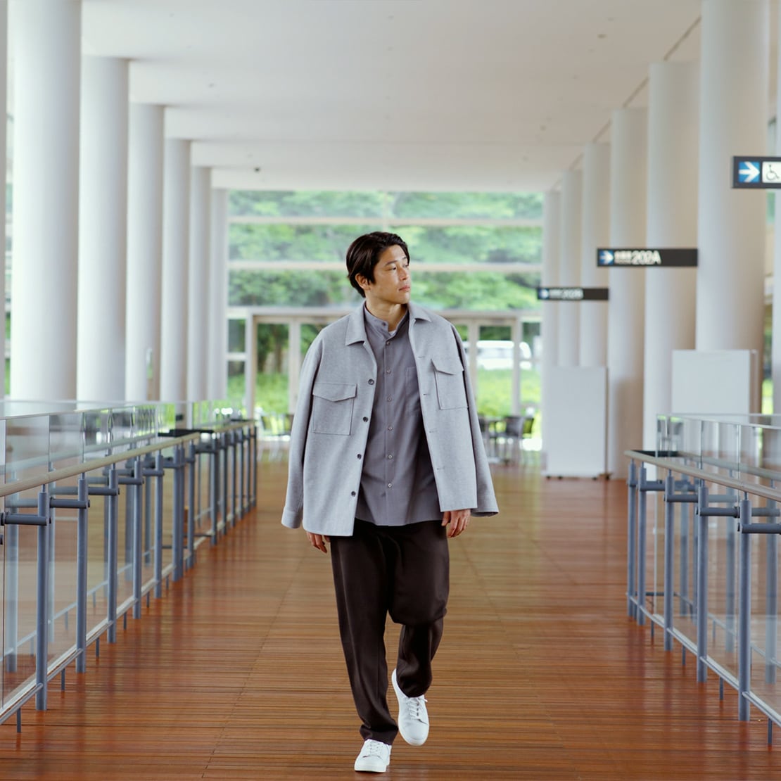 美品✨プラステ　ブラッシュドバックカラーレスパンツスーツ　セットアップブラウン PLST(プラステ)公式 | ブラッシュドバックカラーレスジャケット