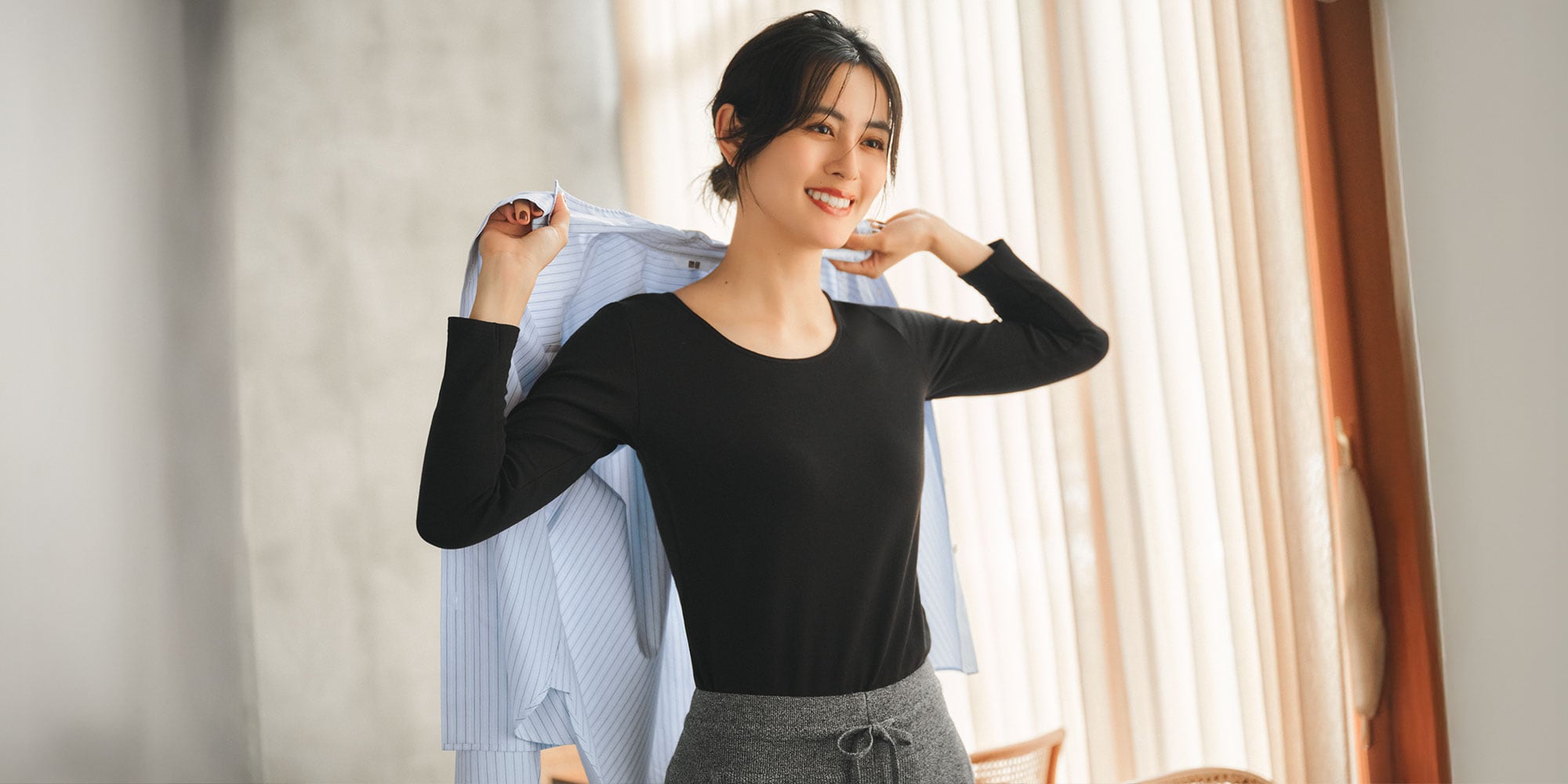 HEATTECH Extra Warm
Cotton Scoop Neck T