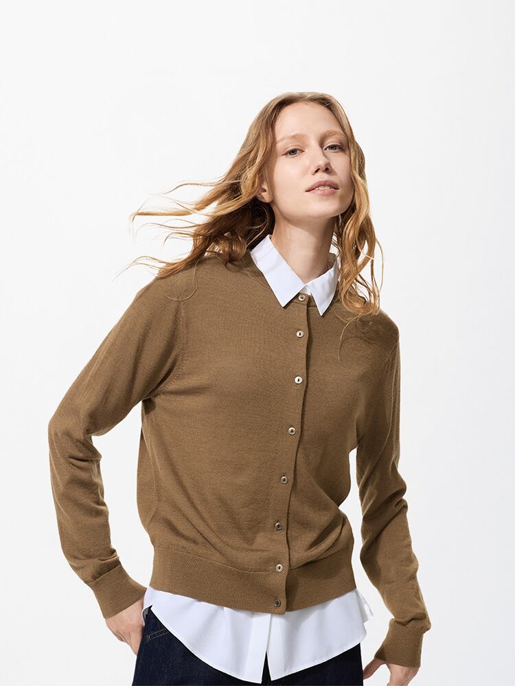 Meruno Crew Neck Cardigan